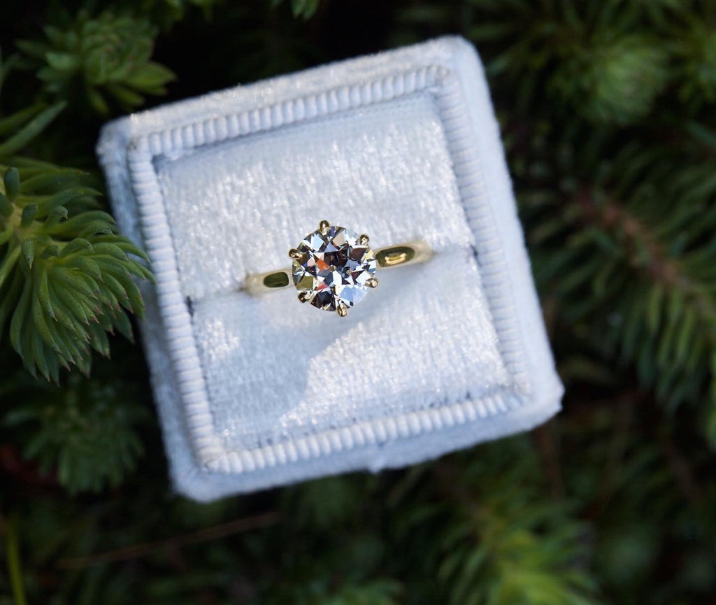 Isela Solitaire: 2.02ct Antique Diamond Ring