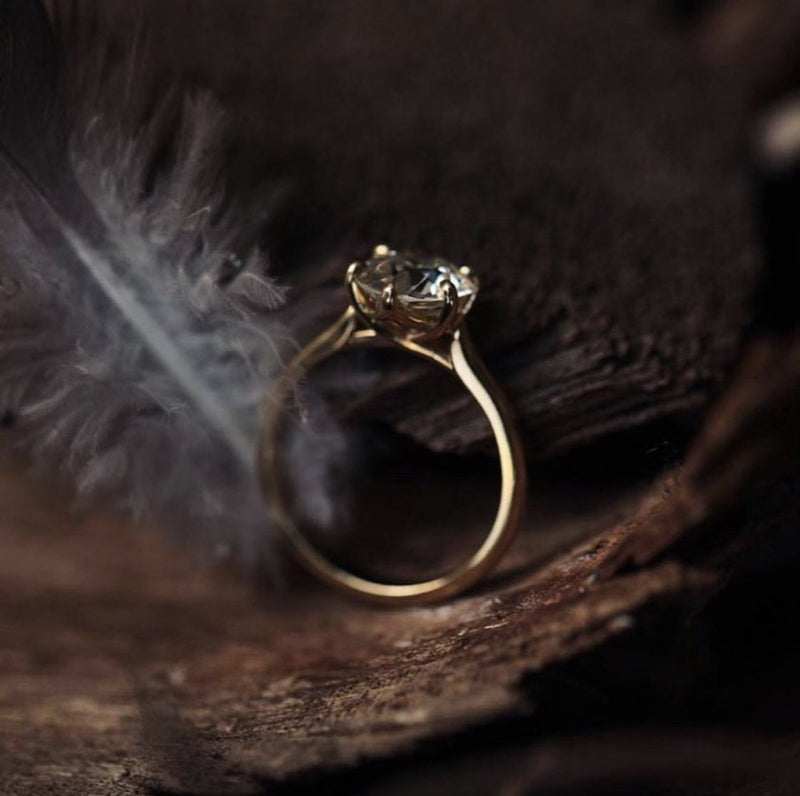 Isela Solitaire: 2.02ct Antique Diamond Ring