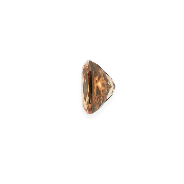 0.15ct Fancy Orangish-Brown Cushion-Cut Diamond