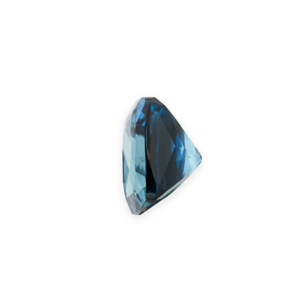 2.58ct Blueish Teal Cushion-Cut Sapphire