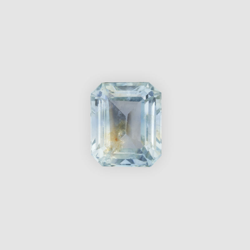 2.5ct Emerald Cut Bicolor Montana Sapphire