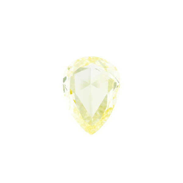 ethically sourced sustainable custom gem diamond yellow pear cut