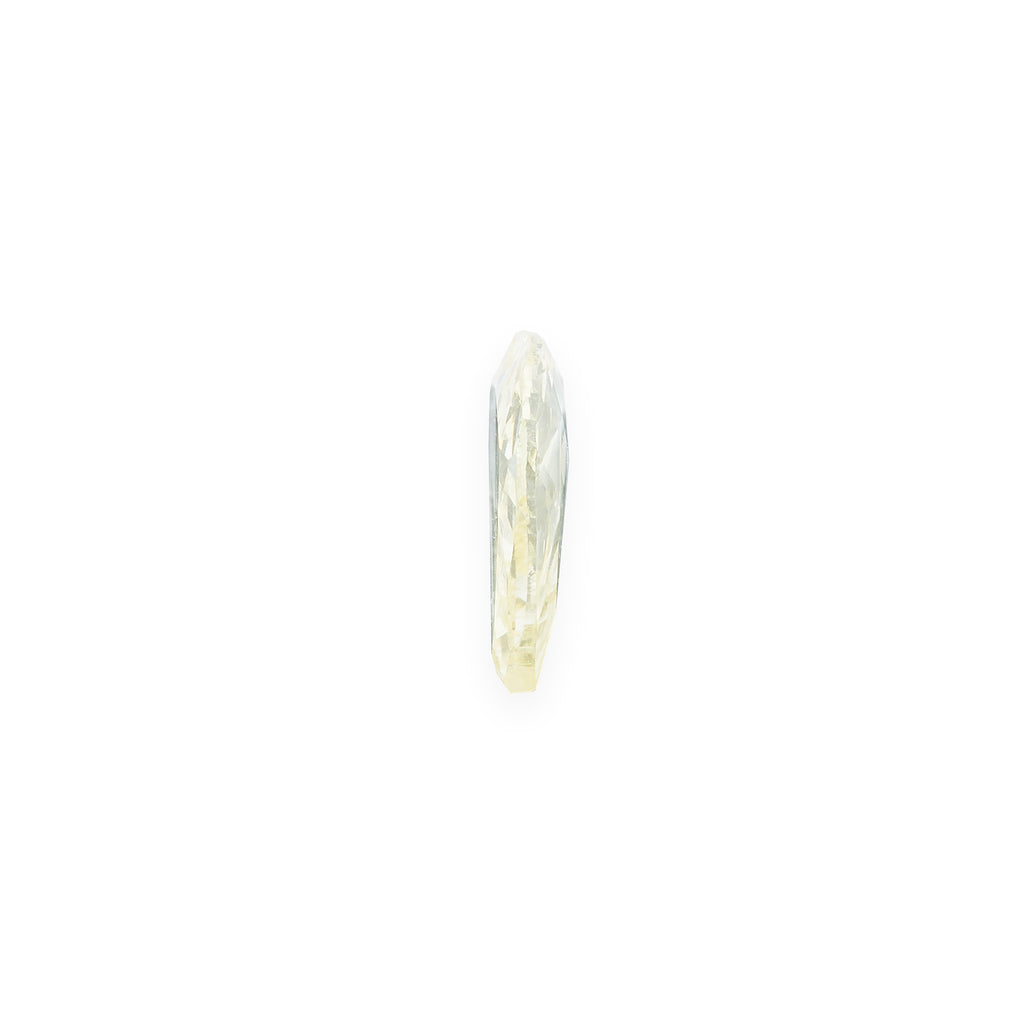 0.12ct Fancy Yellow Pear-Shaped Rosecut Diamond